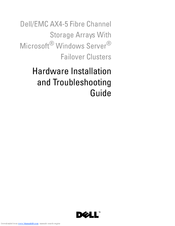 Dell EMC AX4-5 Hardware Installation And Troubleshooting Manual
