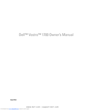 Dell 1700 - Personal Laser Printer B/W Owner's Manual
