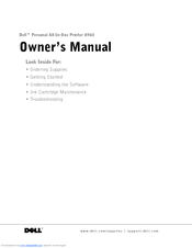 Dell A960 All In One Personal Printer Owner's Manual
