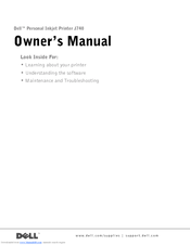 Dell J740 Owner's Manual