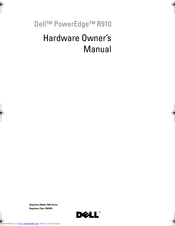 Dell PowerEdge R910 Hardware Owner's Manual