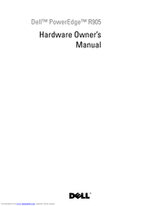 Dell PowerEdge R905 Hardware Owner's Manual