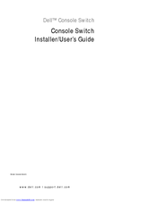Dell Console Switch User Manual