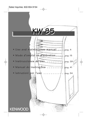 Kenwood KW 85 Use And Maintenance Manual