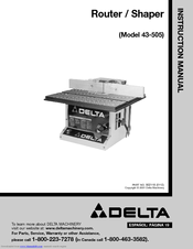 Delta 43-505 Instruction Manual