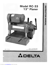 Delta RC-33 Instruction Manual