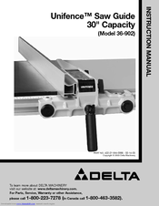 Delta Unifence 36-902 Instruction Manual