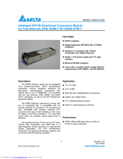 Delta Electronics SPBD-155E4J1RD Specification Sheet