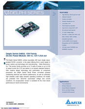 Delta Electronics Delphi S48SS2R504NRFA Datasheet
