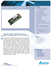 Delta Electronics Delphi E48SH Datasheet