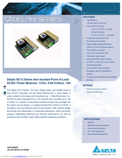 Delta Electronics NC12S0A0V15 Datasheet