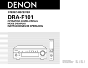 Denon D-F101S Operating Instructions Manual