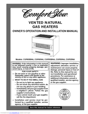 Desa Comfort Glow CGR50BNA Owner's Operation And Installation Manual