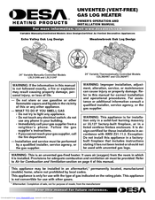Desa LSL3124N Owner's Operation And Installation Manual