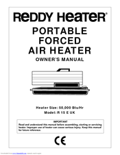 Desa Reddy Heater R 15 E UK Owner's Manual