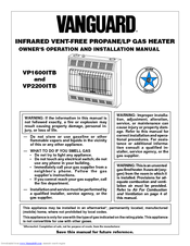 Vanguard VP2200ITB Owner's Operation And Installation Manual