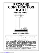 Desa TC275 Owner's Manual