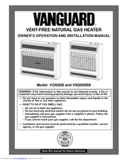Desa Vanguard VN2000BB Owner's Operation And Installation Manual