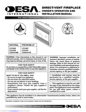 Desa (V)V36N Owner's Operation And Installation Manual