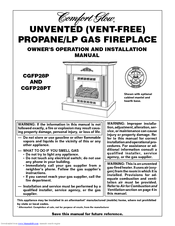 Desa Comfort Glow CGFP28PT Owner's Manual