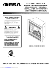 Desa E32LBH Installation Instructions Manual