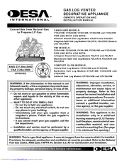 Desa VANGUARD FVSA18M Owner's Operation And Installation Manual