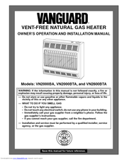 Desa Vanguard VN2800BTA Owner's Operation And Installation Manual