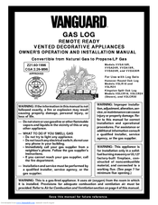 Desa VANGUARD VSLR18 Owner's Operation And Installation Manual