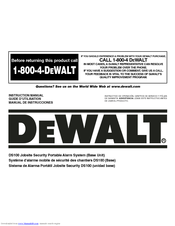 DeWalt DS200 Instruction Manual