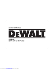 DeWalt N090451 Instruction Manual