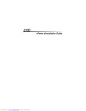 Directed Electronics Automate 210D Owner's Installation Manual