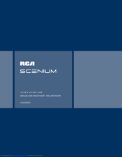 RCA Scenium HD65W20 User Manual