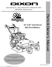 Dixon WalkAbout Series Parts & Owner's Manual