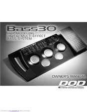 DOD Bass30 Owner's Manual