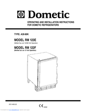 Dometic RM 123E Operating And Installation Manual