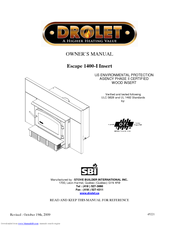 Drolet ESCAPE 45221 Owner's Manual