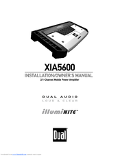 Dual illumiNITE XIA5600 Installation & Owner's Manual