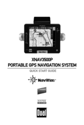Dual NavAtlas XNAV3500P Quick Start Manual