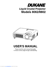 Dukane ImagePro 8802 User Manual