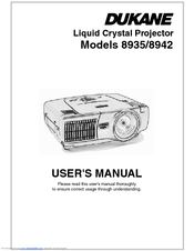 Dukane ImagePro 8942 User Manual