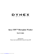 Dynex OPSYS MW 91000051 User Manual