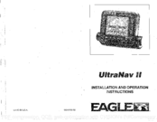 Eagle UltraNav II Installation And Operation Instructions Manual