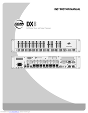 EAW DX8 Instruction Manual