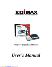 Edimax BR-6204WG User Manual