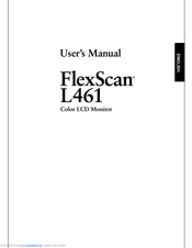 Eizo FlexScan L 461  L461 L461 User Manual