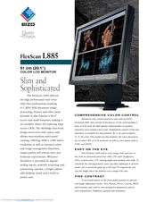 Eizo FlexScan L885 Specifications