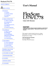 Eizo FlexScan L578 User Manual