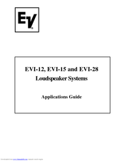 Electro-Voice EVI-12 Application Manual