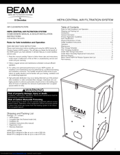 Electrolux Beam 350 Installation Instructions Manual