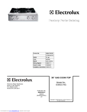 Electrolux E30GC74GPS1 Factory Parts Catalog